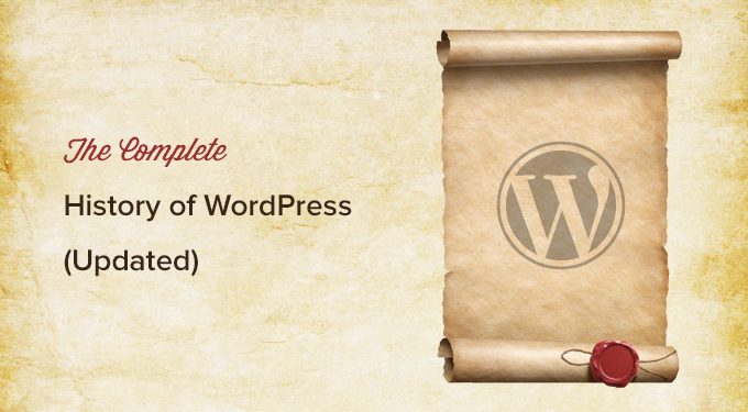 history of WordPress